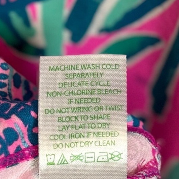 LILLY PULITZER Sophie Dress, Mandevilla Pink Extra Lucky Elephants, Size XL - Picture 10 of 10